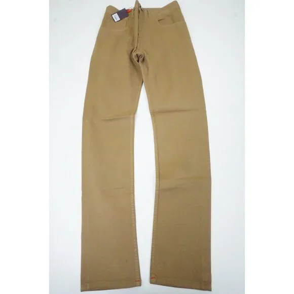 Isaia Sportivo Khaki Brown Twill Cotton Blend Pants Sz 48R BRAND NEW W TAGS